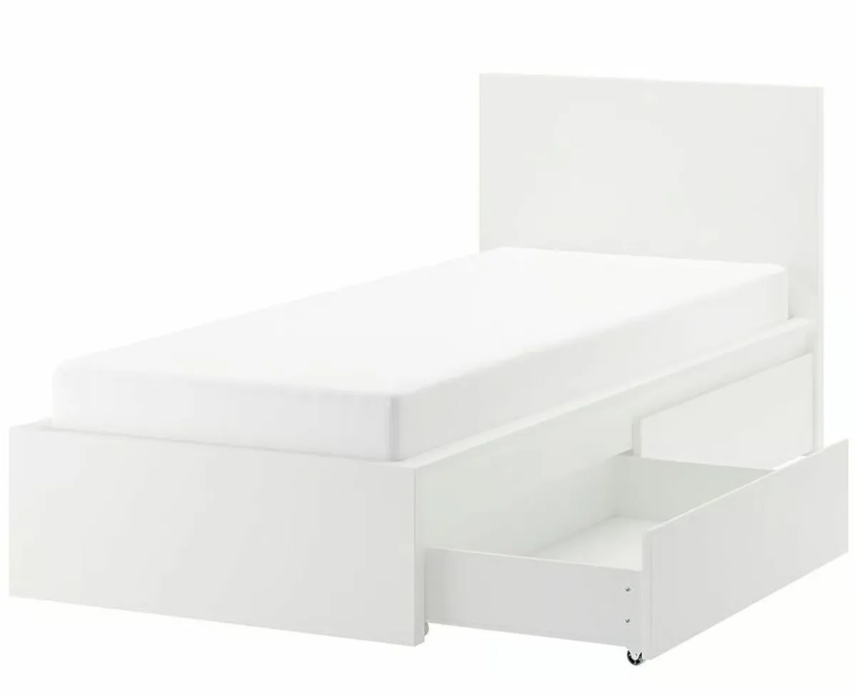 Single standard bed + storage excellent condition - Image 2