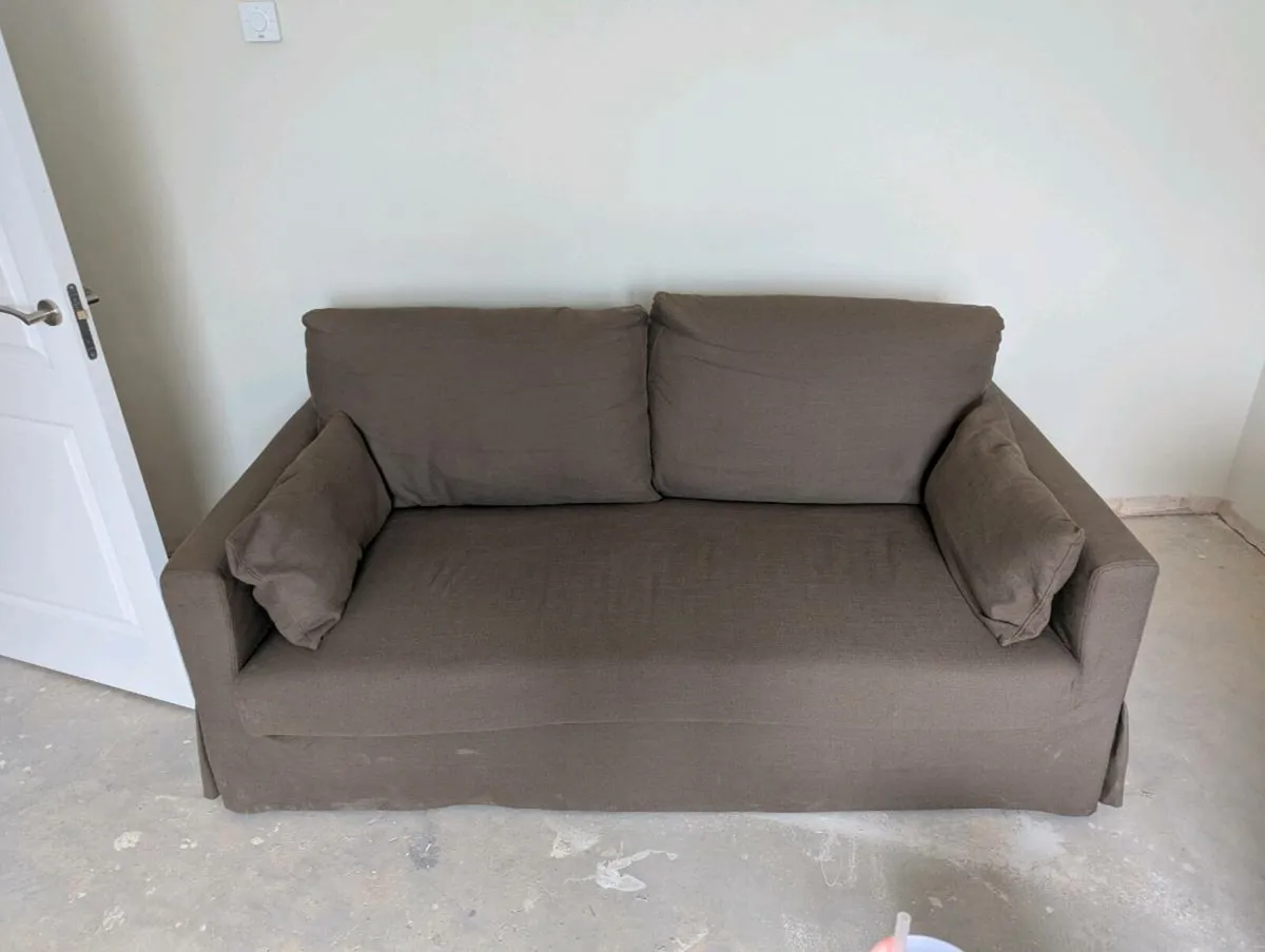 Ikea Couch - Hyltarp 3 seater Grey Brown - Image 2