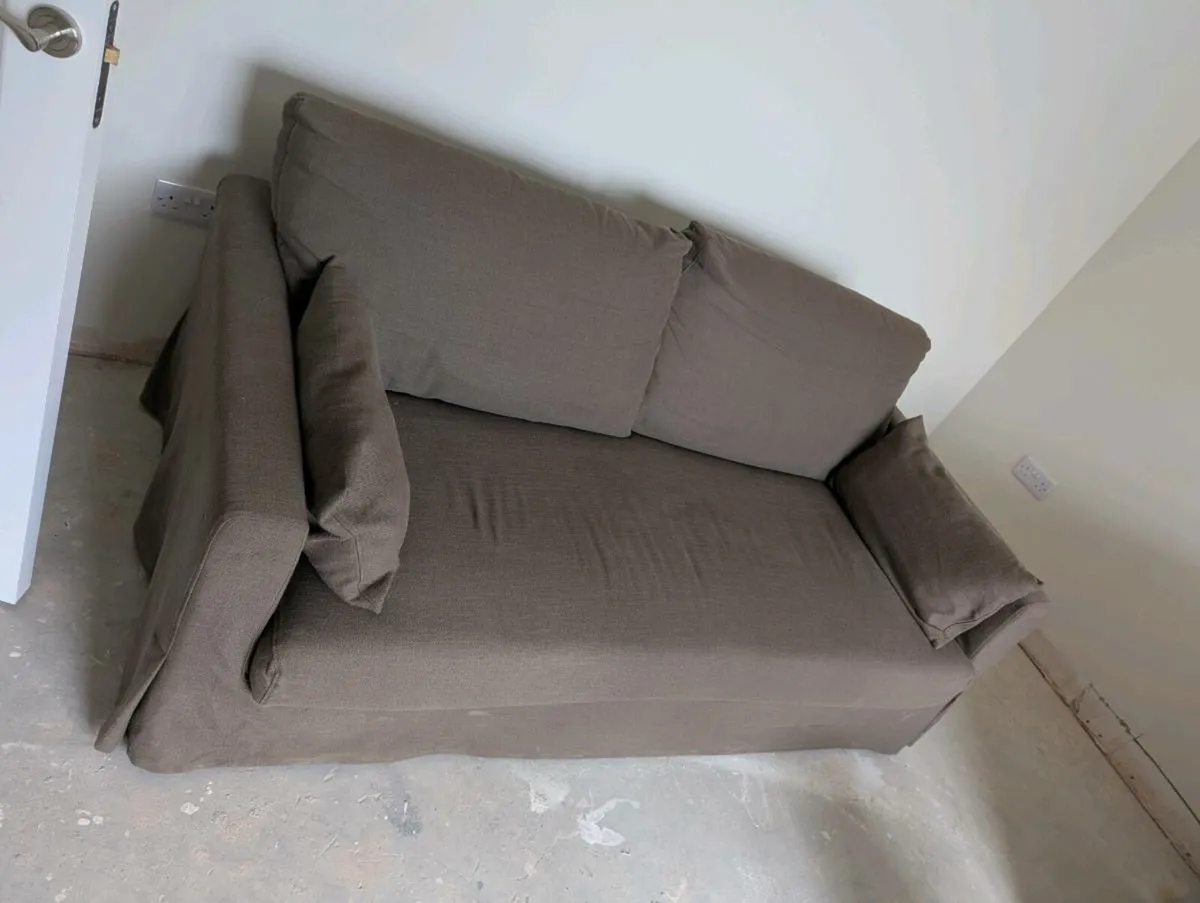Ikea Couch - Hyltarp 3 seater Grey Brown - Image 3