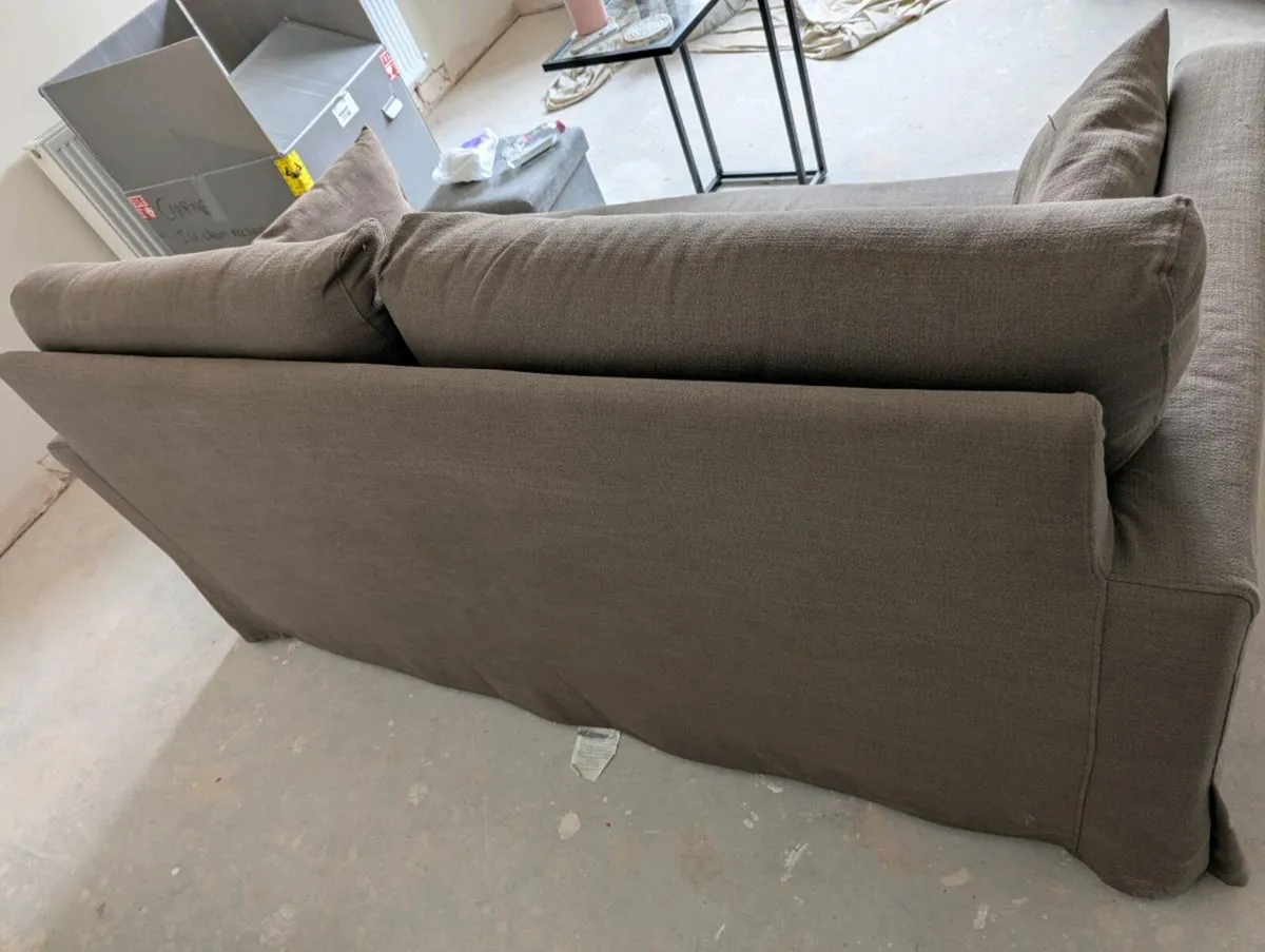 Ikea Couch - Hyltarp 3 seater Grey Brown - Image 4