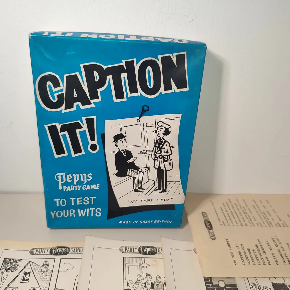 Vintage Caption It Pepys Party Game 1950s/60s. Com - Image 3