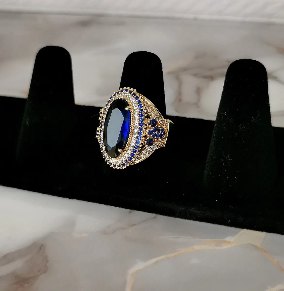 14 carat gold plated ring - Image 1