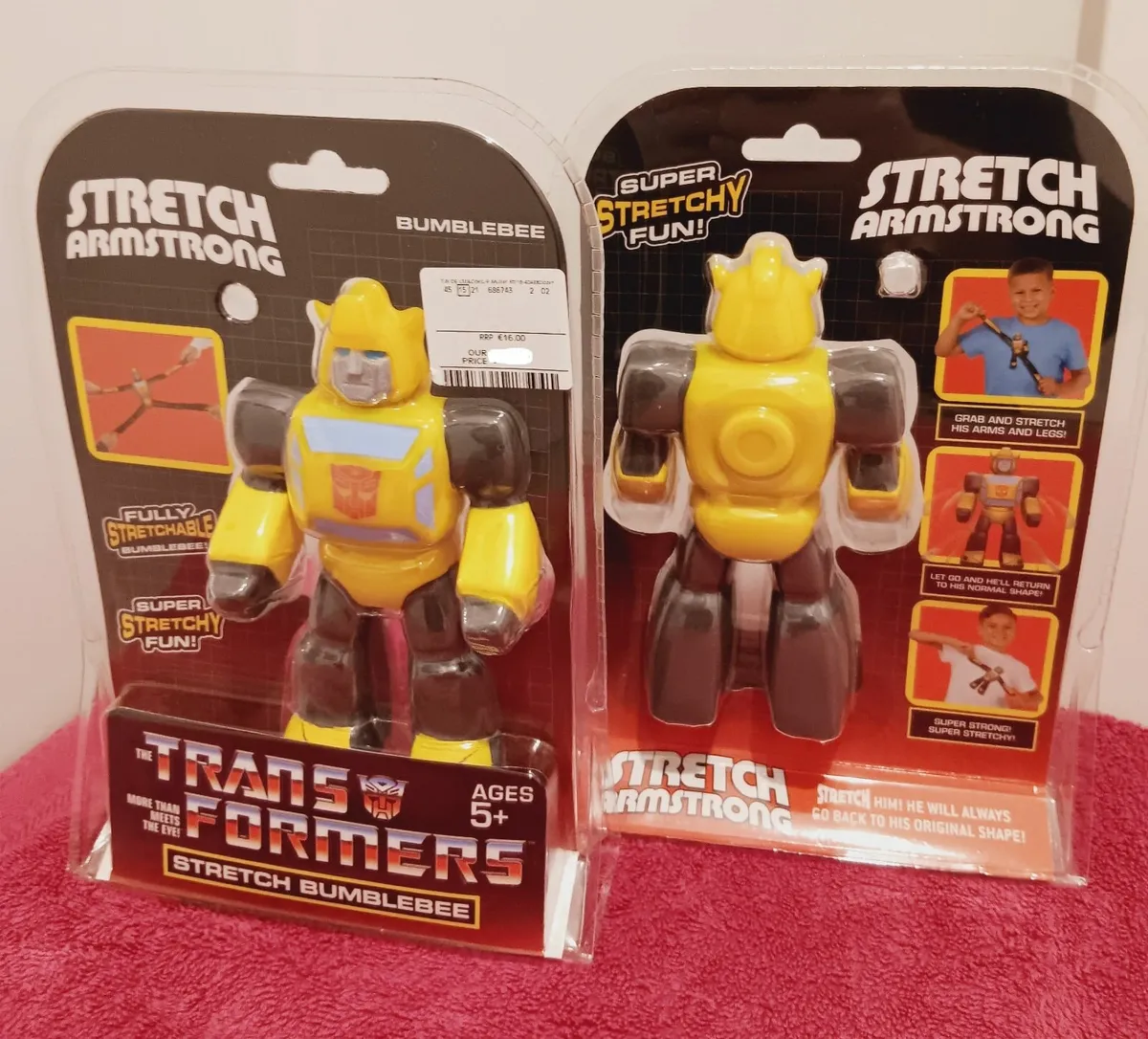 2  Stretch Transformers BumbleBee figures (NEW) - Image 2