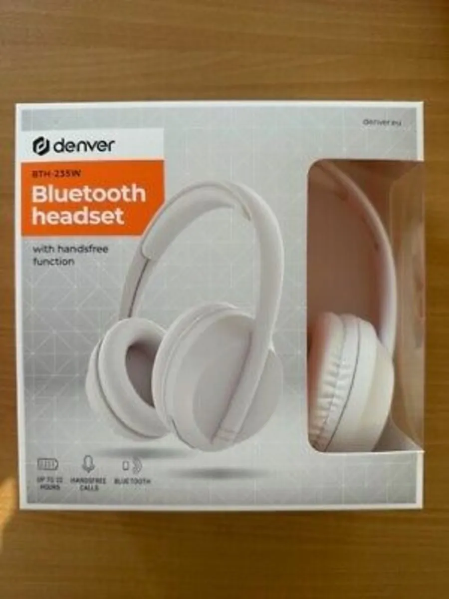 Denver BTH235W Bluetooth Headset (New)