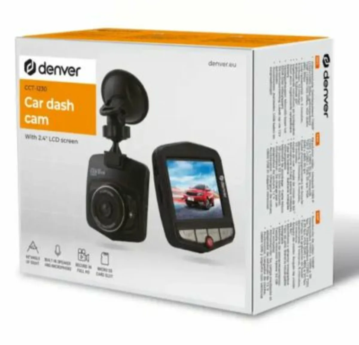 Denver CCT-1230MK3 Car Dash Cam (New)
