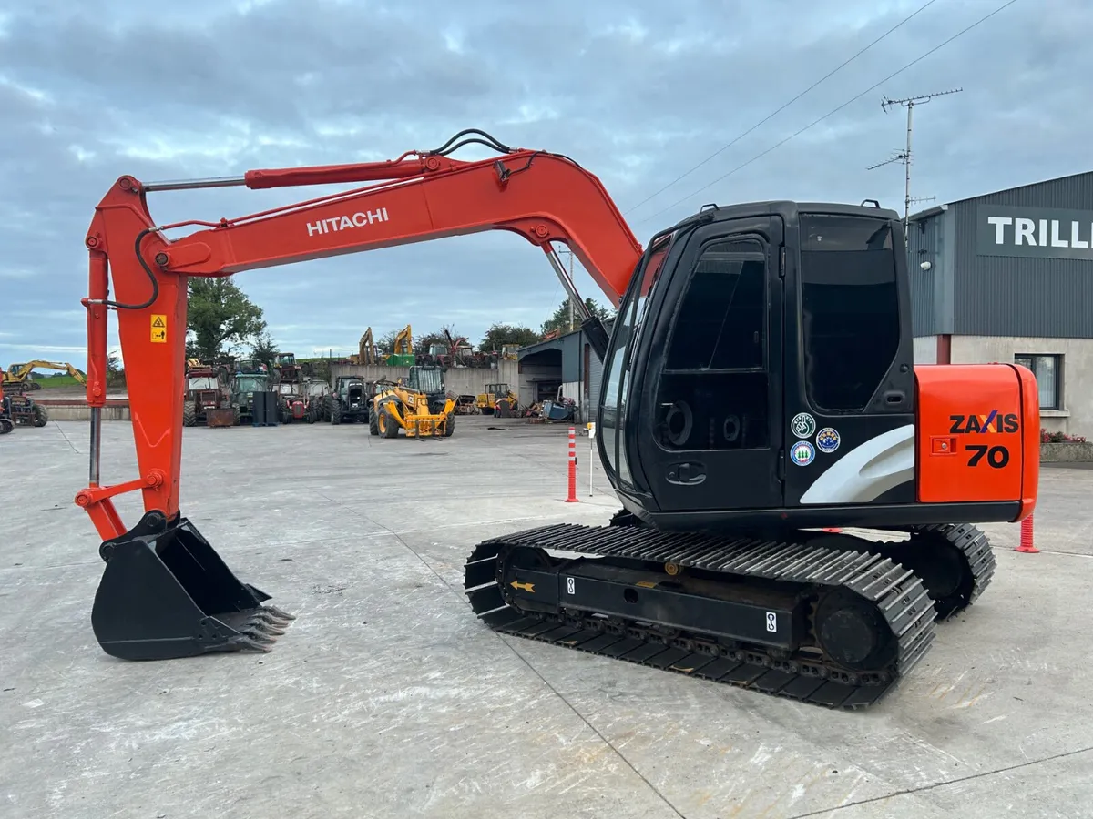 (2014) Hitachi Zaxis 70 With Wide Tracks - Image 4