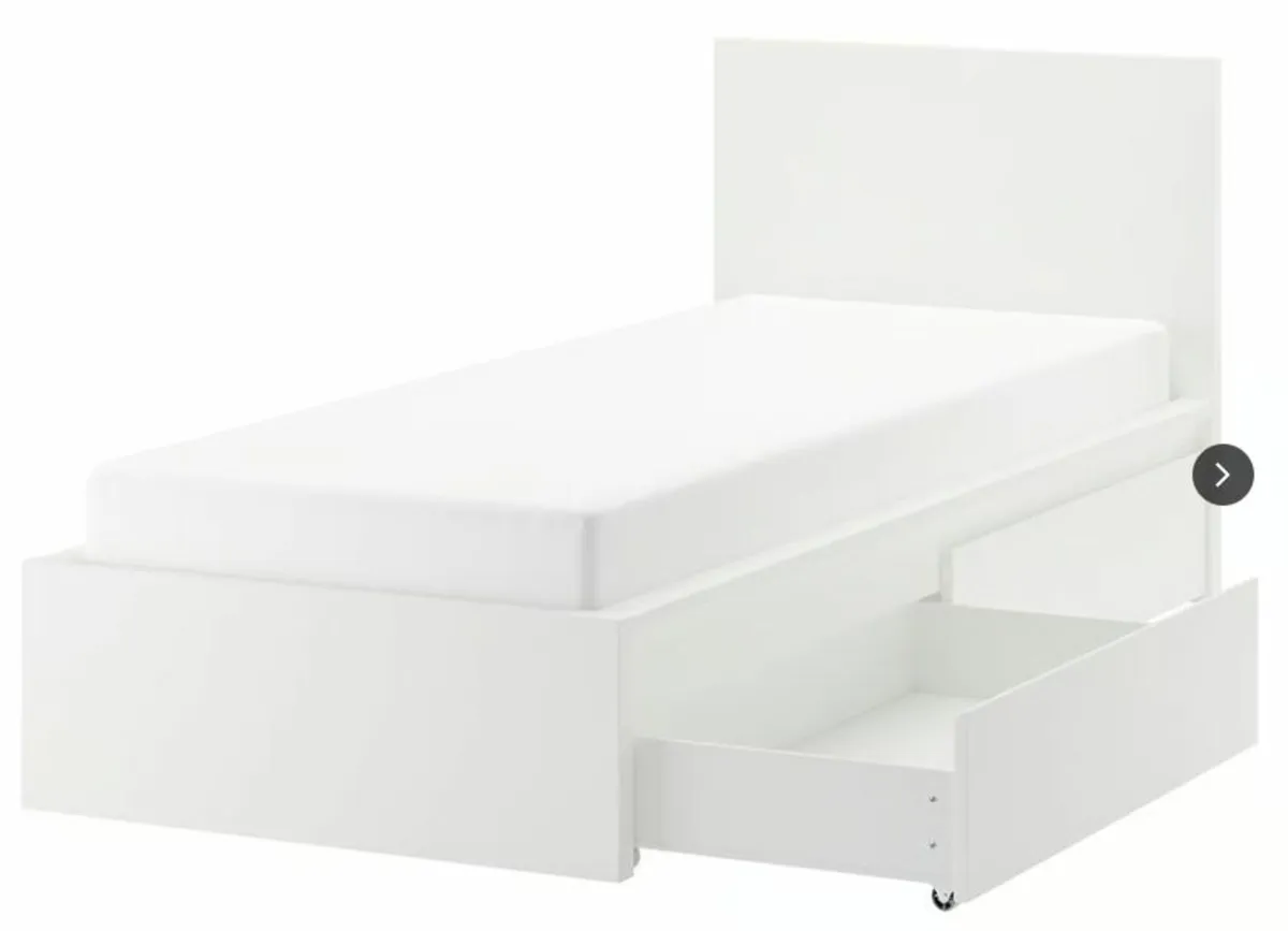 Single standard bed + storage excellent condition - Image 1
