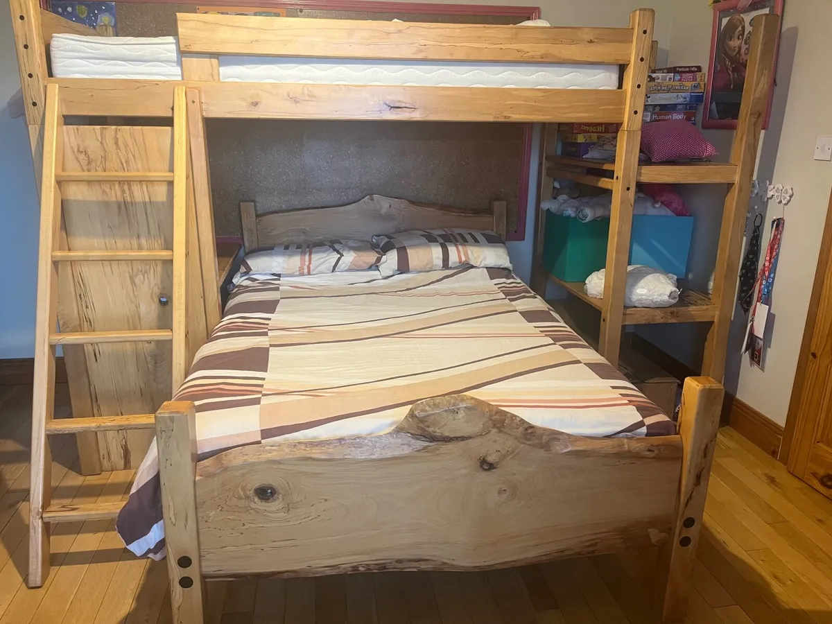 Hand made Bunk bed and double bed - Image 2