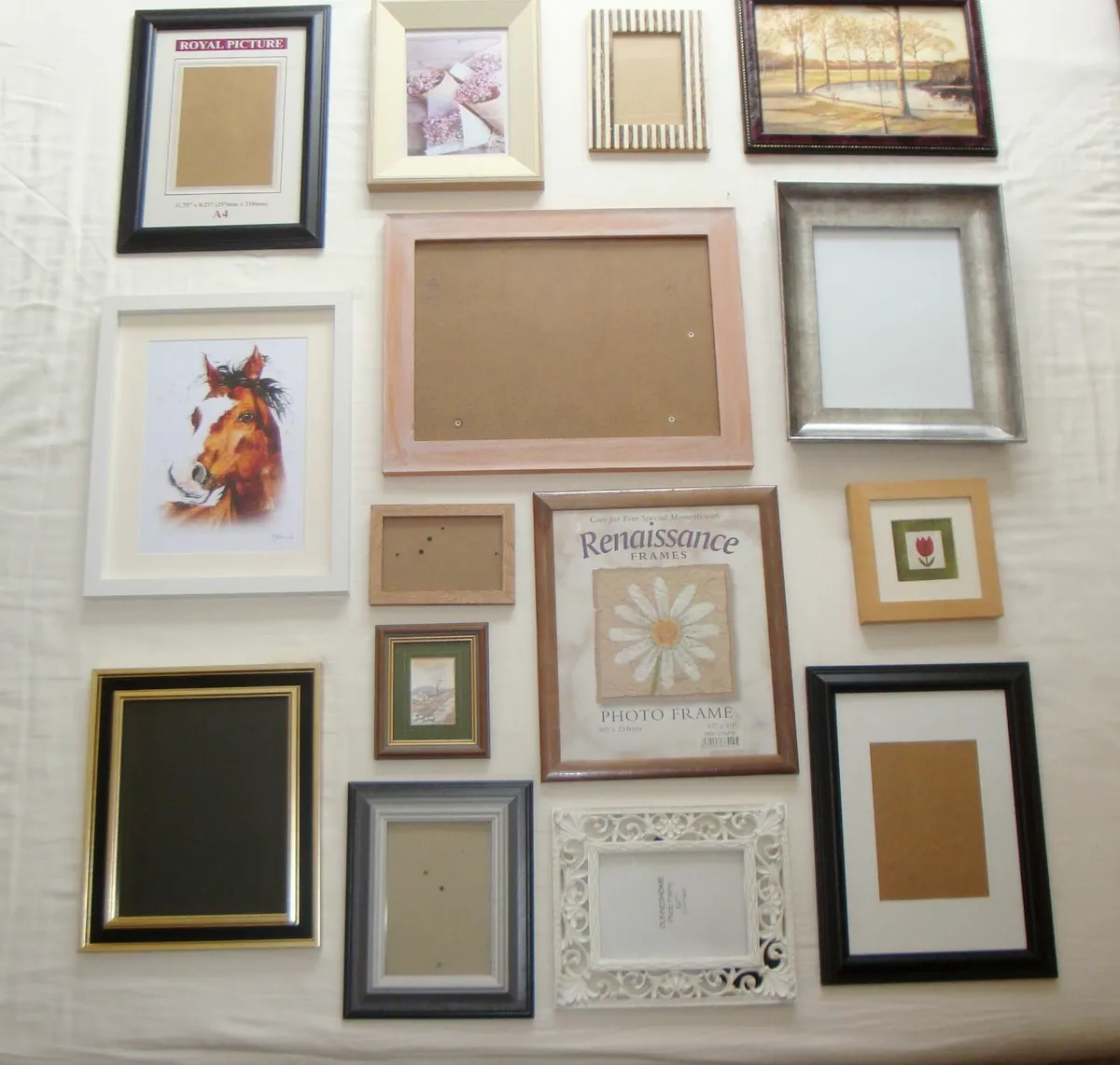 Bundle of picture frames and art - Image 2