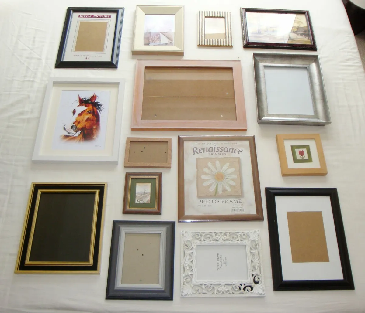 Bundle of picture frames and art - Image 3