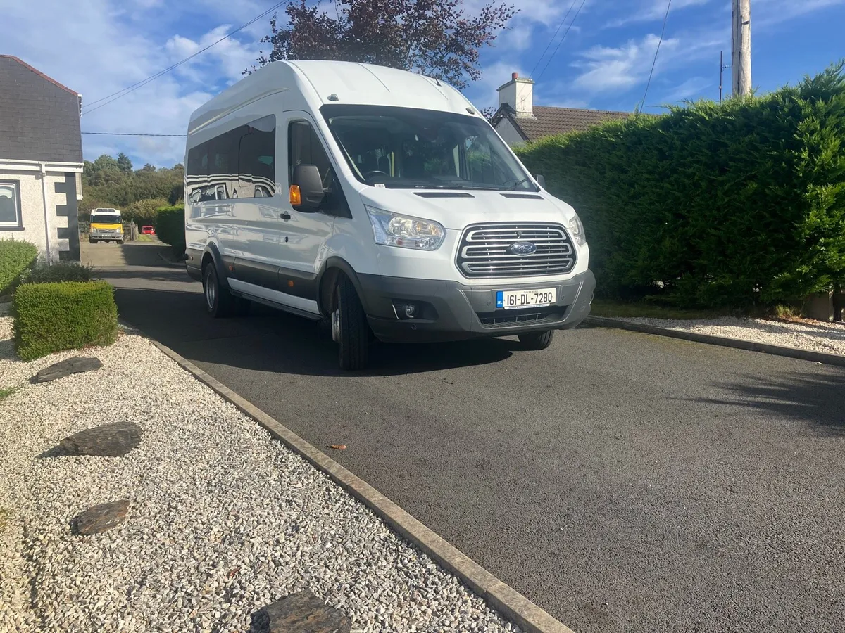 2 x 2016 Ford transit 17 seater’s - Image 1
