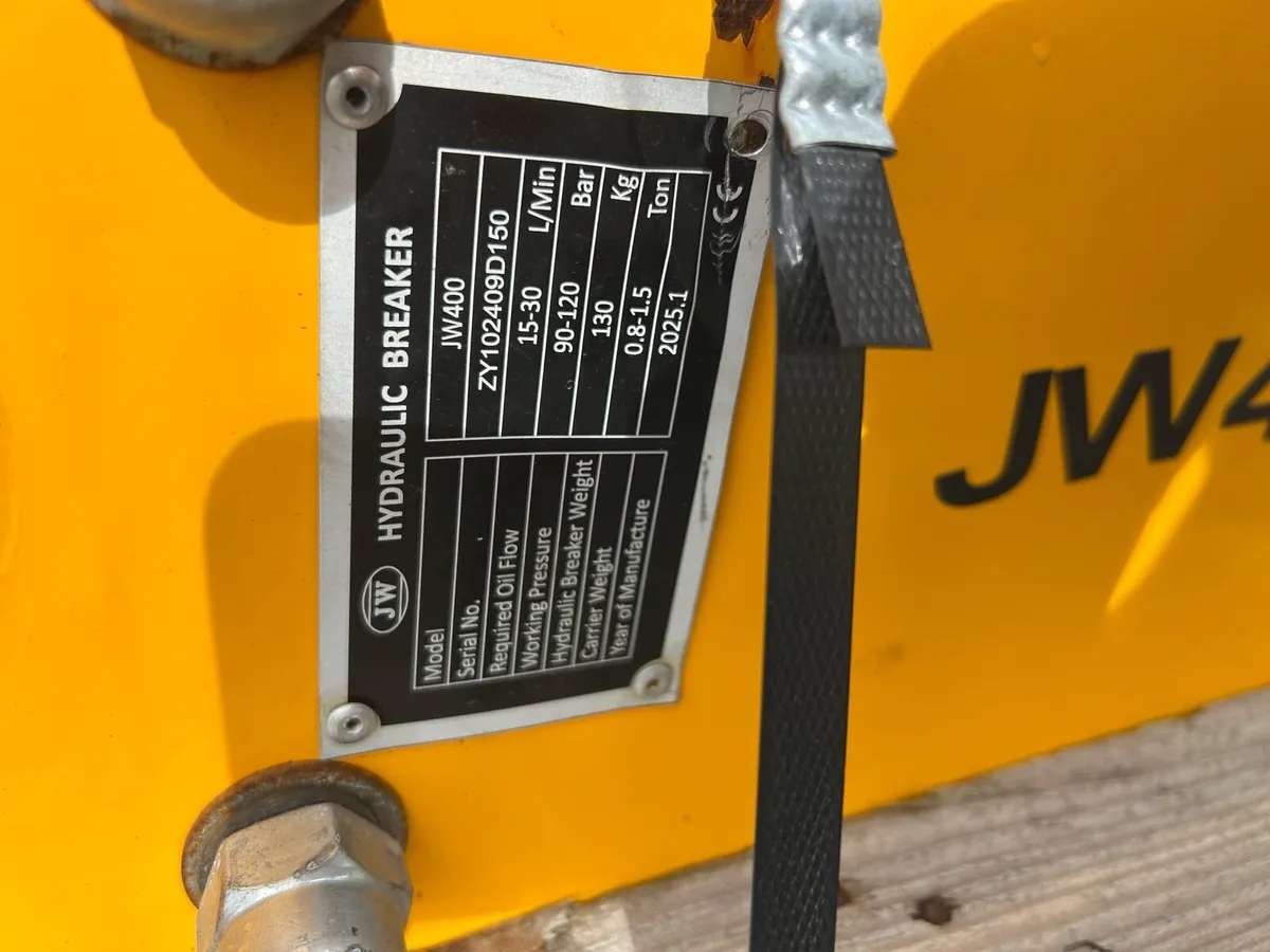 Unused Jw 30mm pin Rock breaker - Image 4
