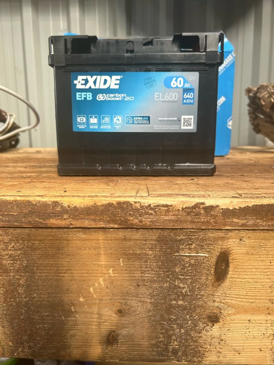 Exide EL 600 EFB stop start Battery - Image 1