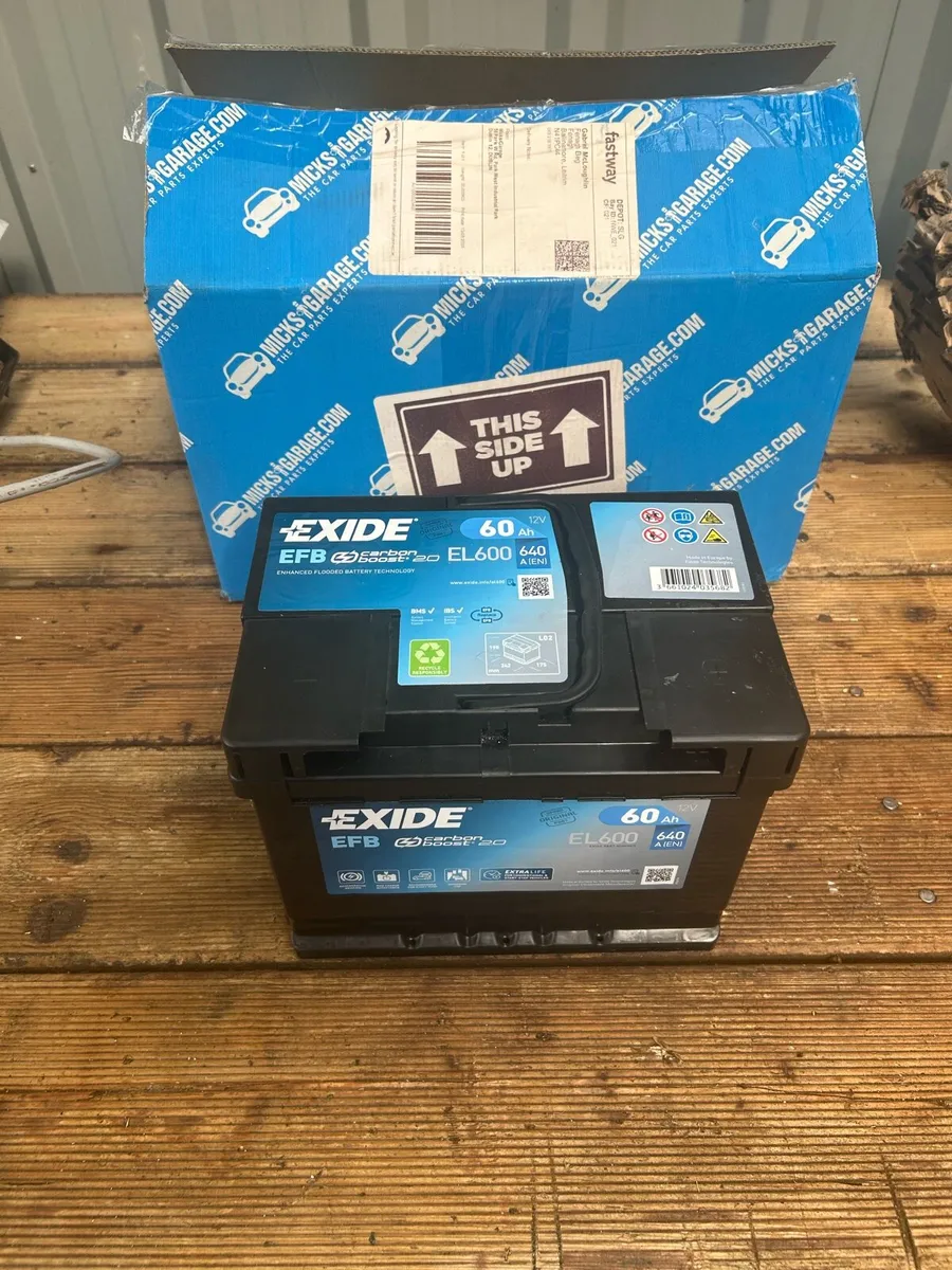 Exide EL 600 EFB stop start Battery - Image 2