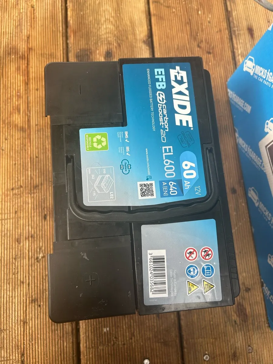 Exide EL 600 EFB stop start Battery - Image 4