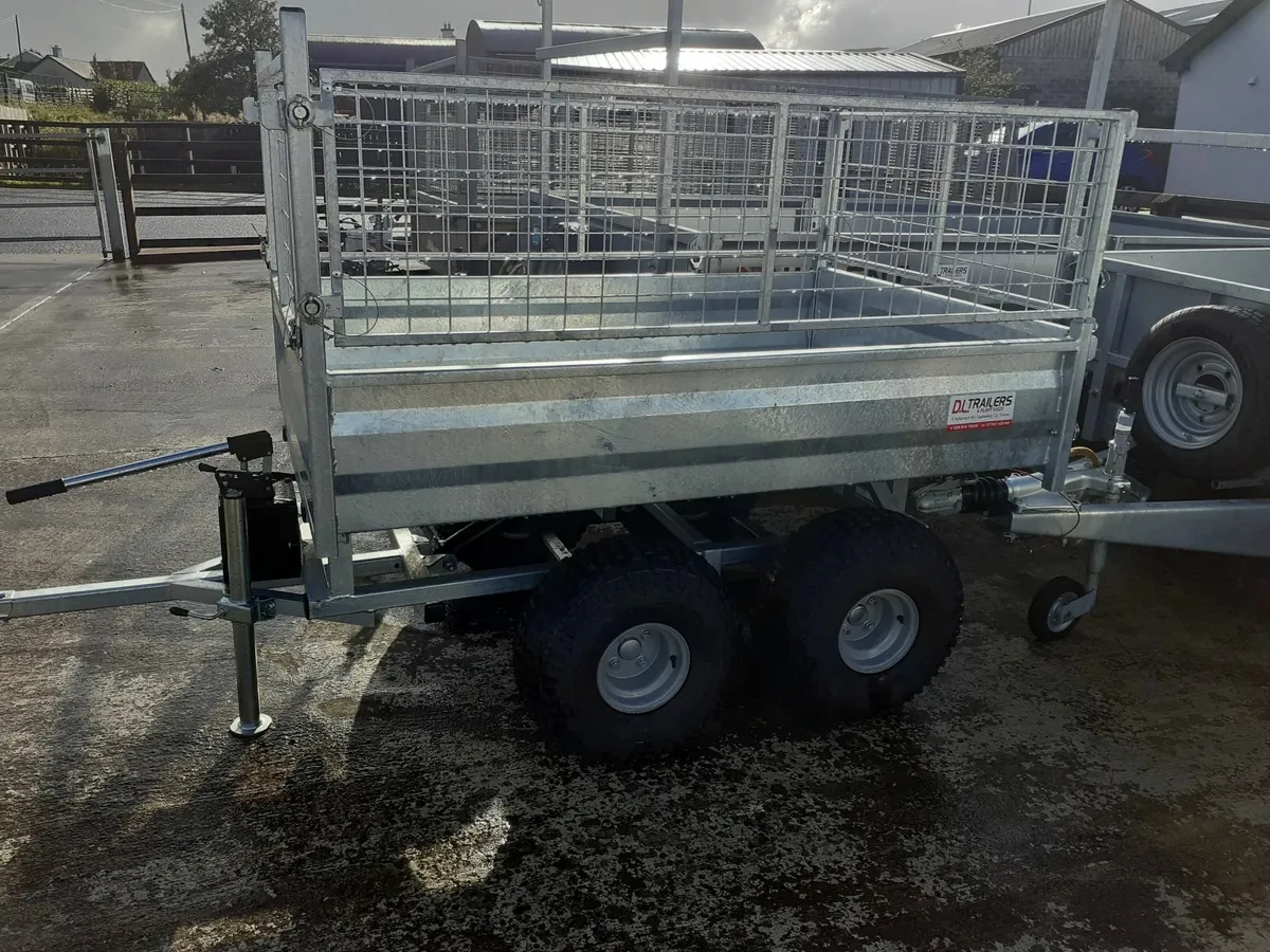 quad trailers  tippers manual hydraulic - Image 3