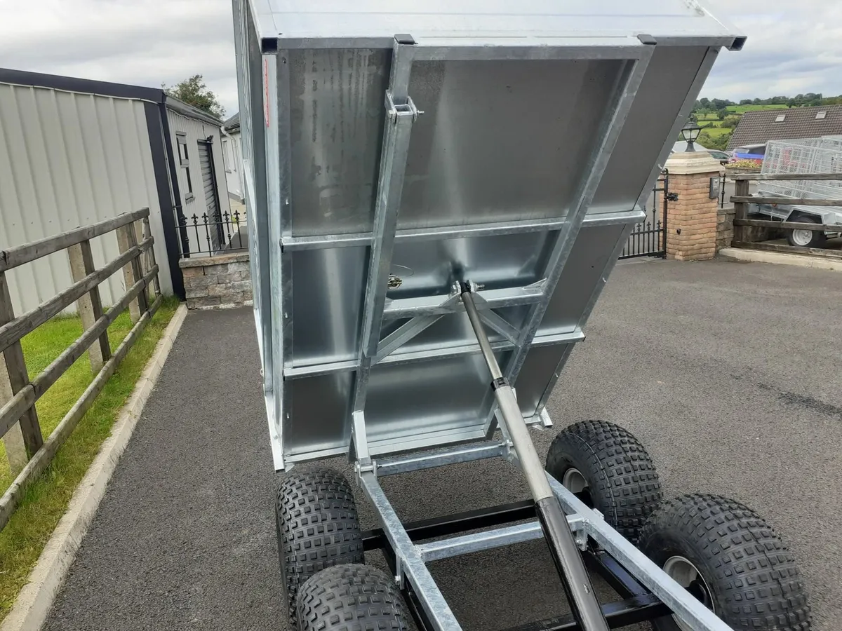 quad trailers  tippers manual hydraulic - Image 4