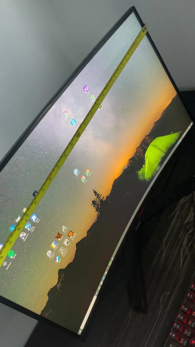 144hz 1440p Gaming Monitor 24inch Curved - Image 3