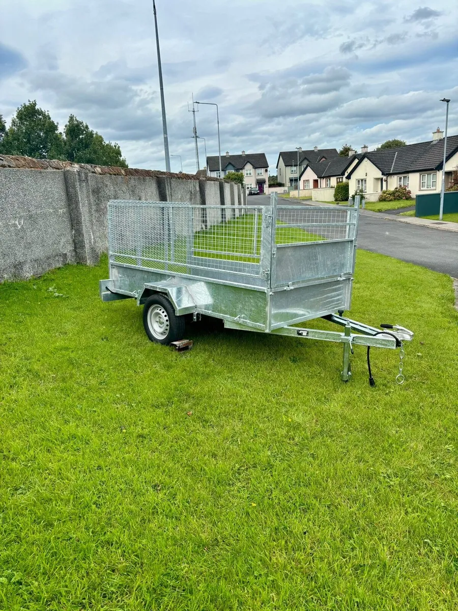 new 8x4 galvanised car trailer - Image 1