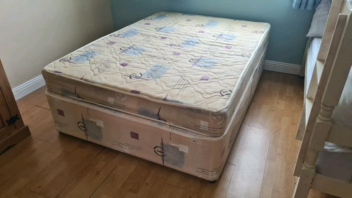 Double Bed with Mattress - Image 1