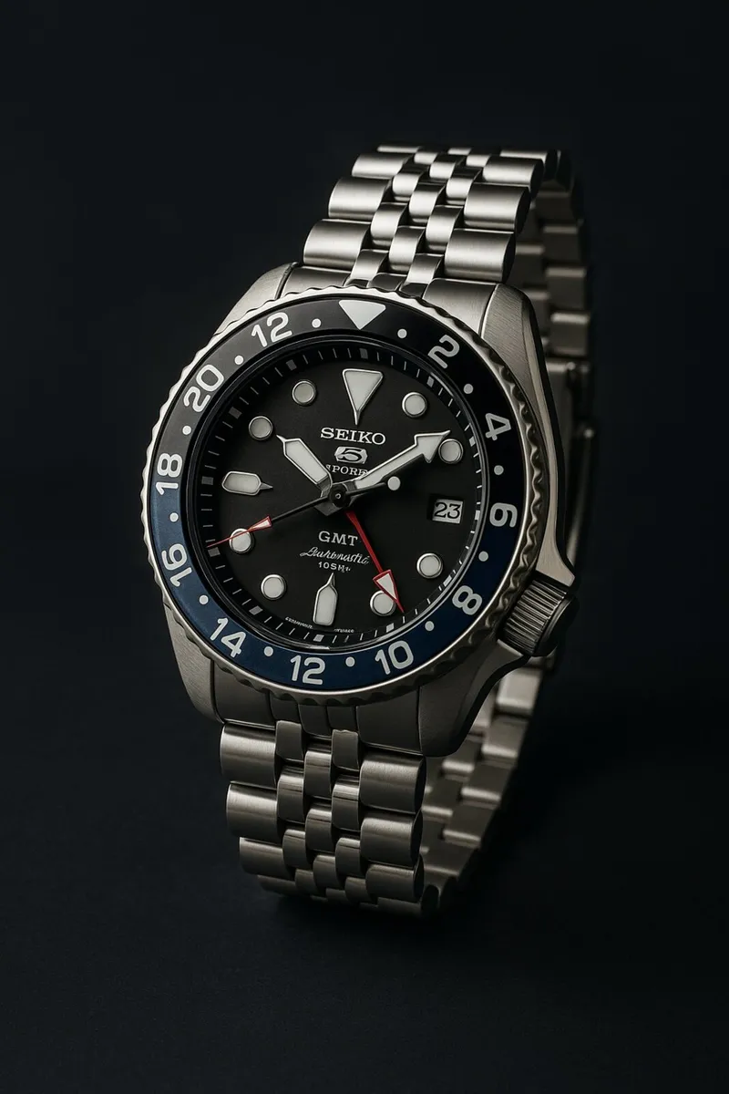Seiko 5 Sports GMT SSK003 (Pepsi Blue/Black) - ori - Image 1