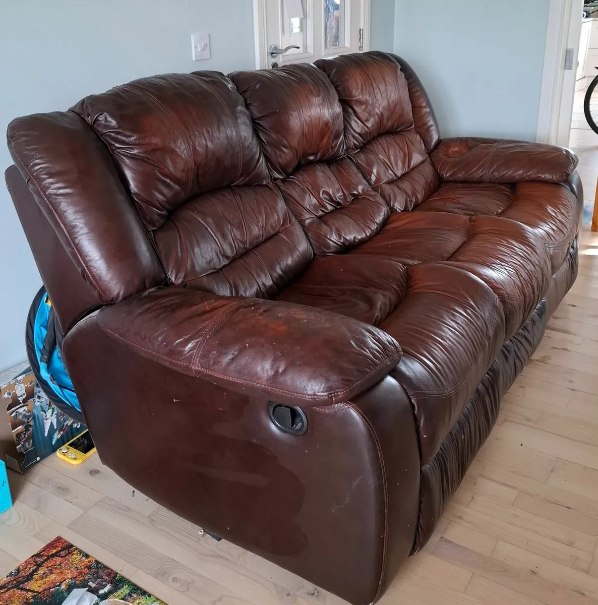 Leather Couch - Image 3