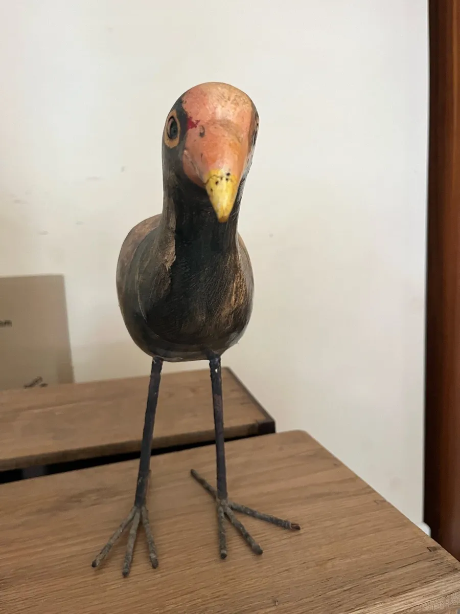 Hand carved bird ornament - Image 2