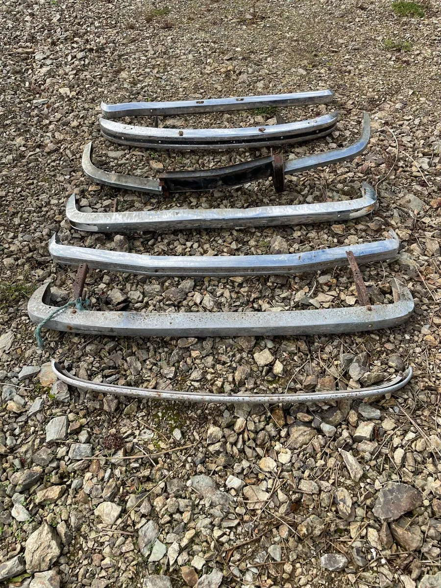 Vintage chrome bumpers