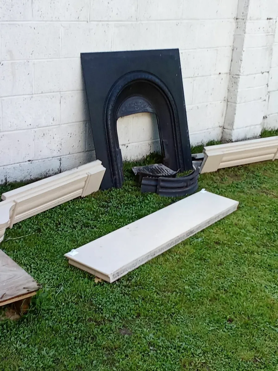 Marble fireplace
