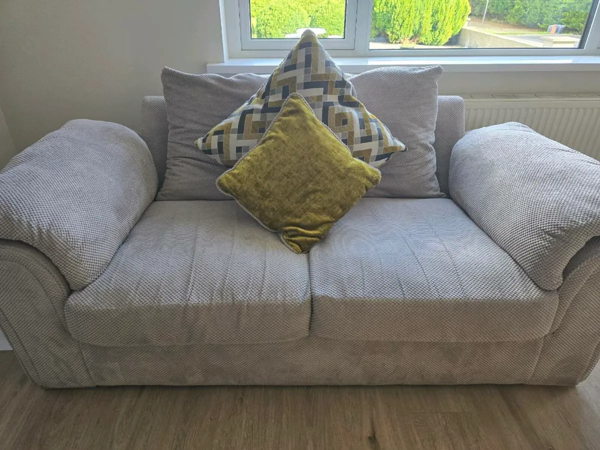 Grey Sofa 3 seater and 2 seater - Image 3