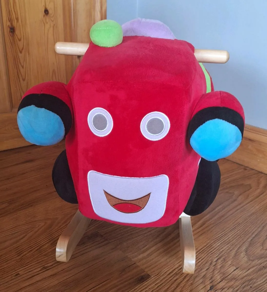 Plush rocking horse & tractor - Image 2