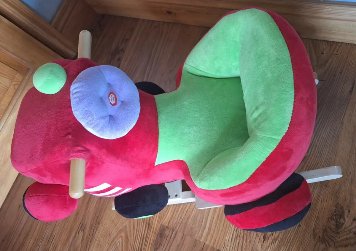 Plush rocking horse & tractor - Image 3