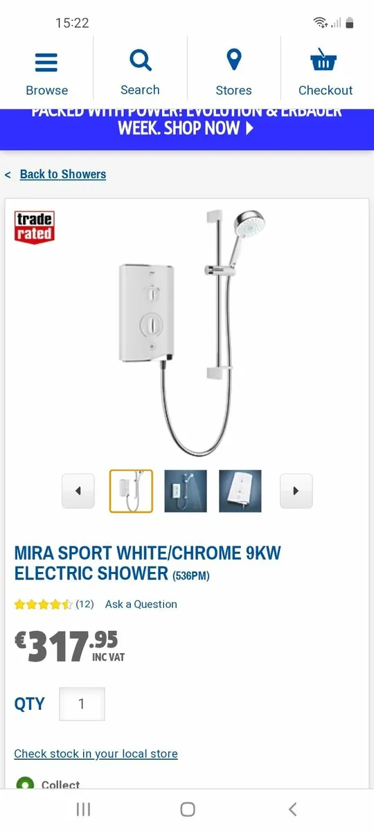 Mira Sport electric shower - Image 2