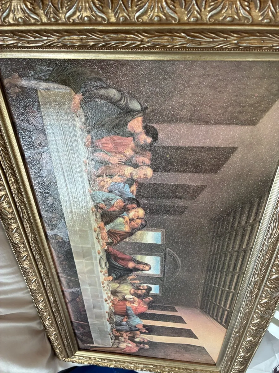 Last Supper framed picture - Image 2