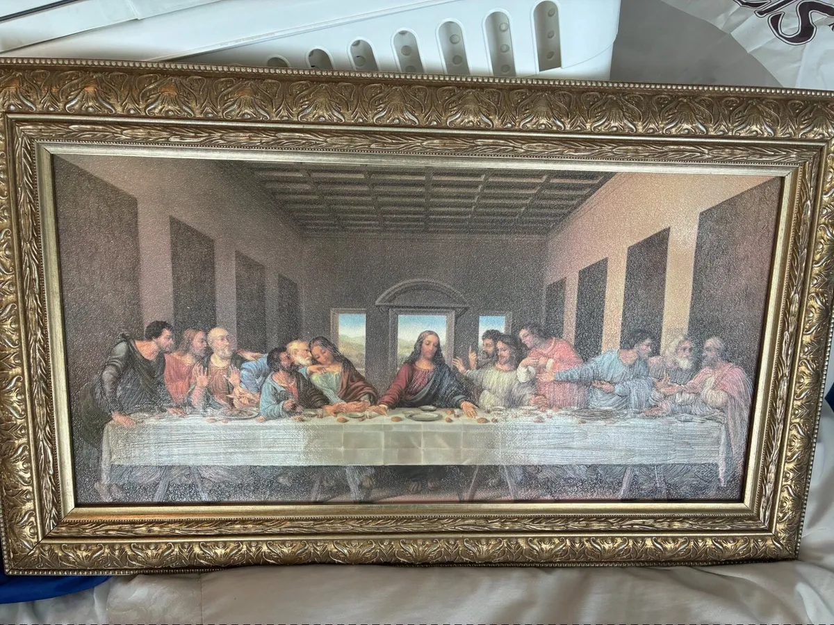 Last Supper framed picture - Image 3