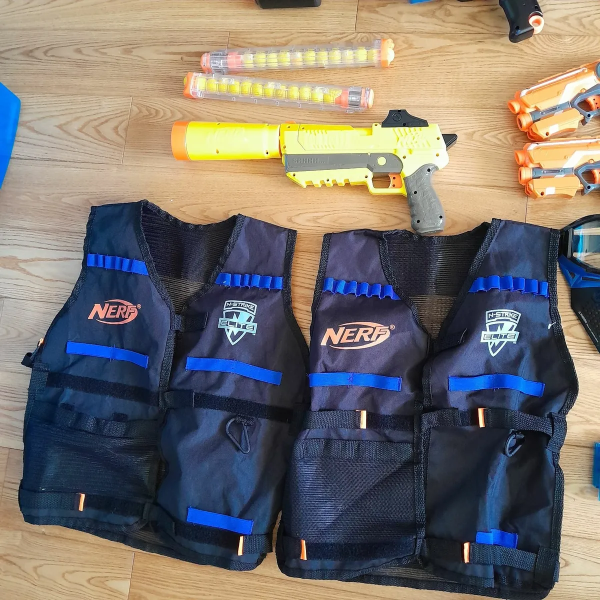 Nerf guns/ face guards/jackets - Image 4