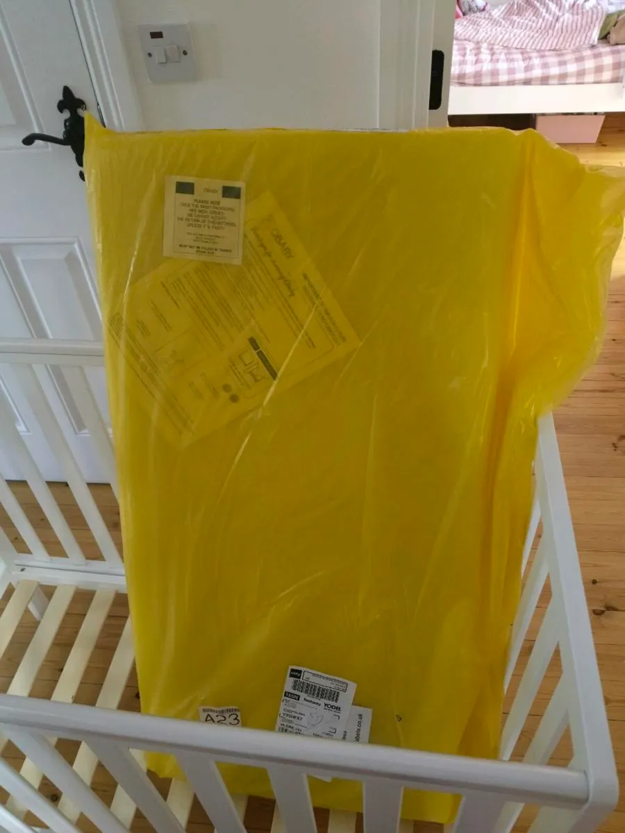 Cot and New mattress - Image 3