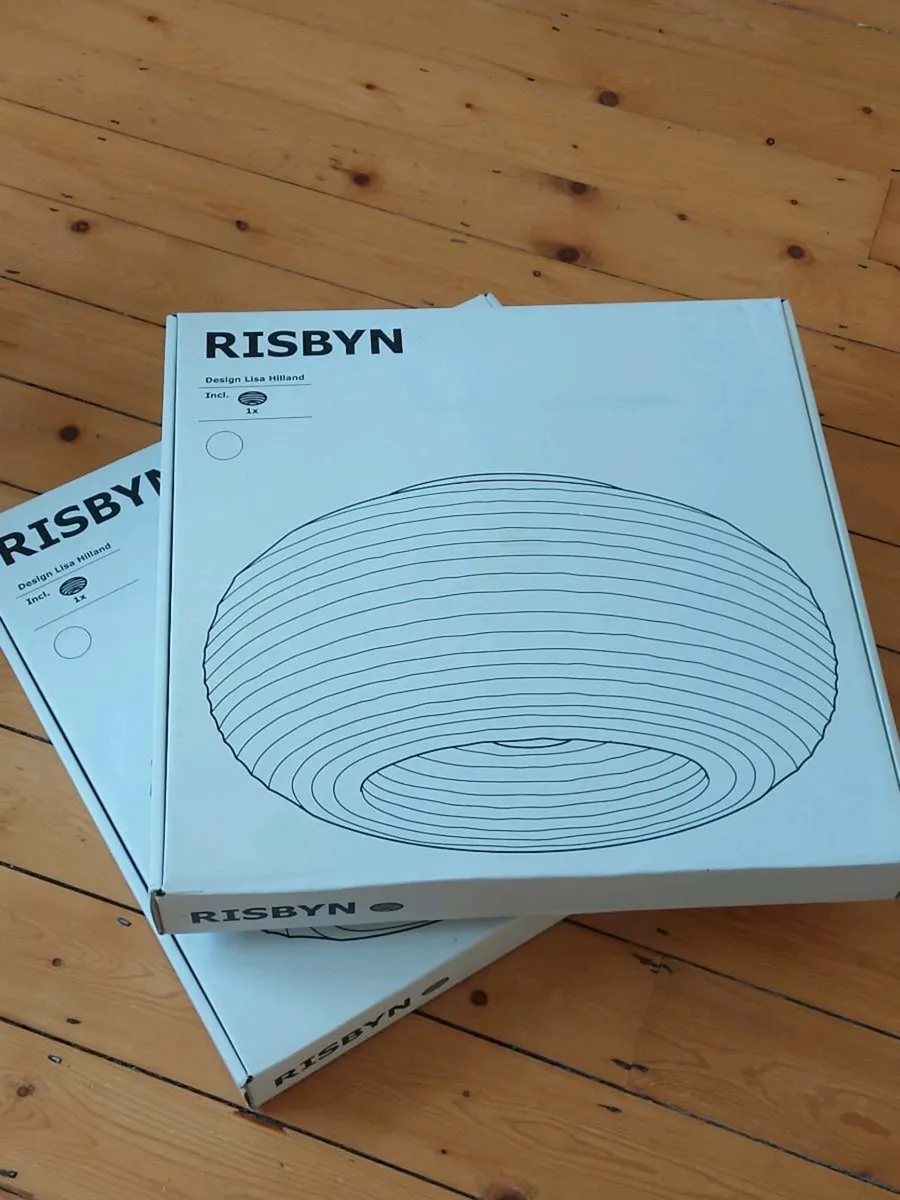 Ikea Risbyn Ceiling Lights (2) - Image 1