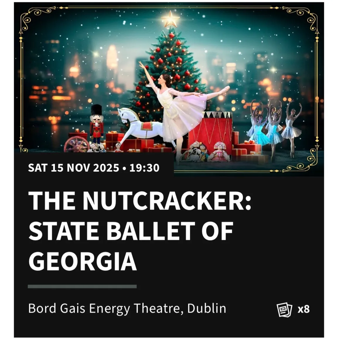 Nutcracker State Ballet of Georgia tickets x 4
