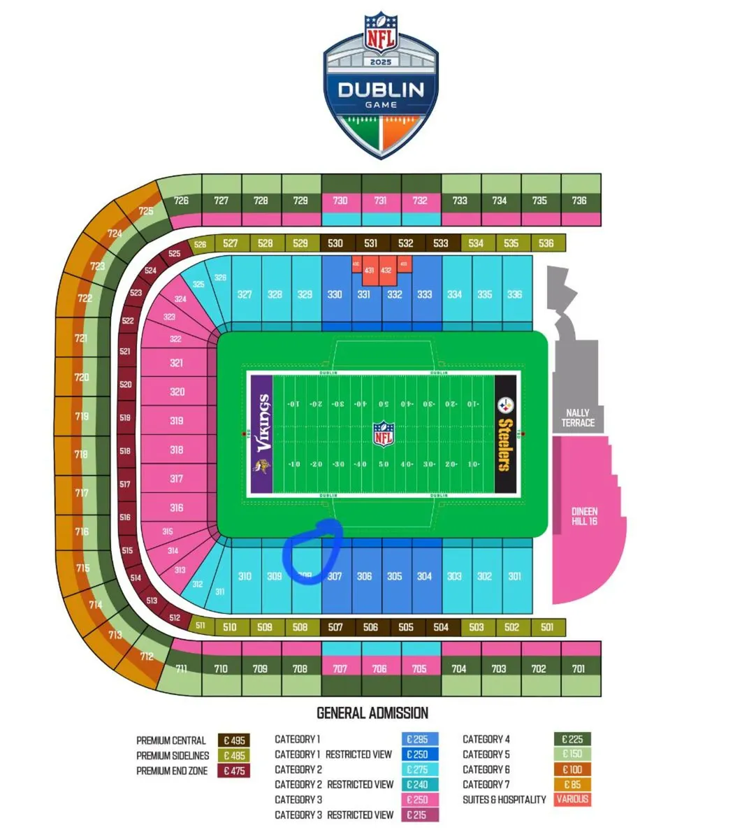 NFL Dublin >>> Vikings -v- Steelers