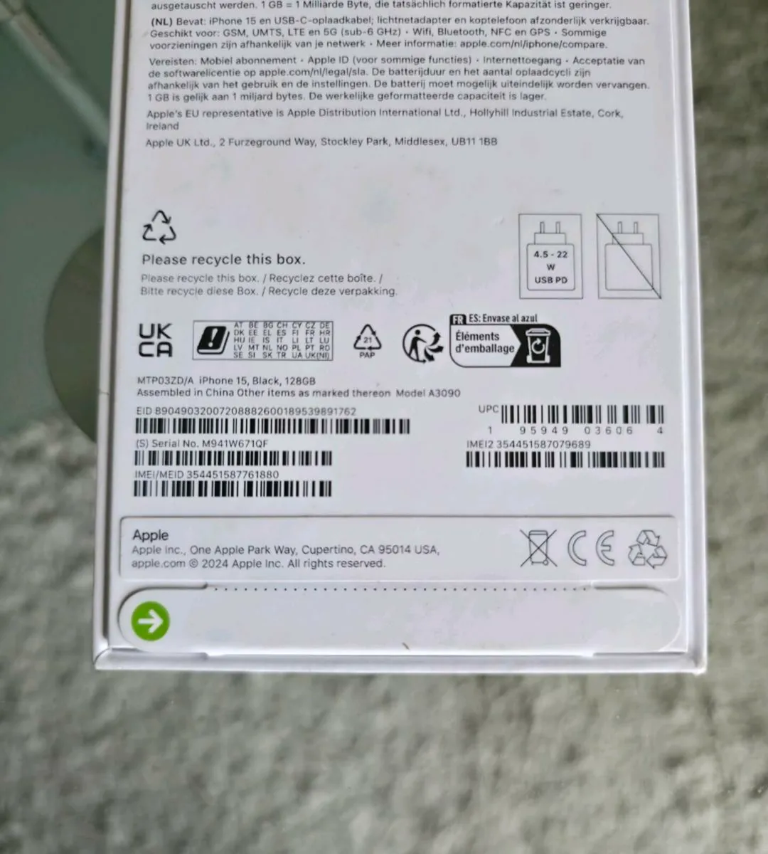 Apple Iphone 15 128GB - Image 2