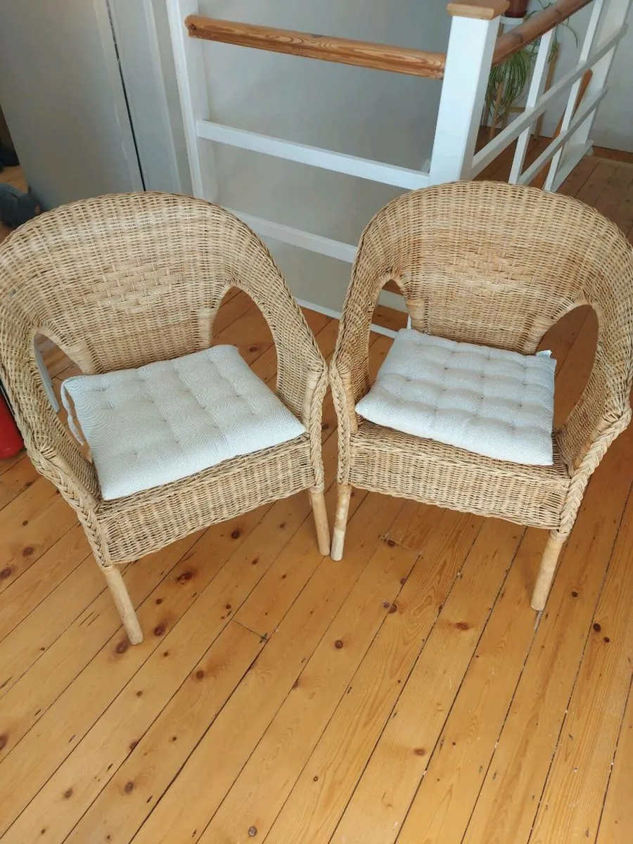 2 x Wicker Chairs