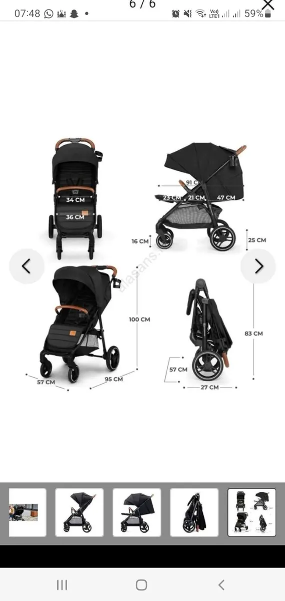 Baby toddler stroller pushchair - Image 2