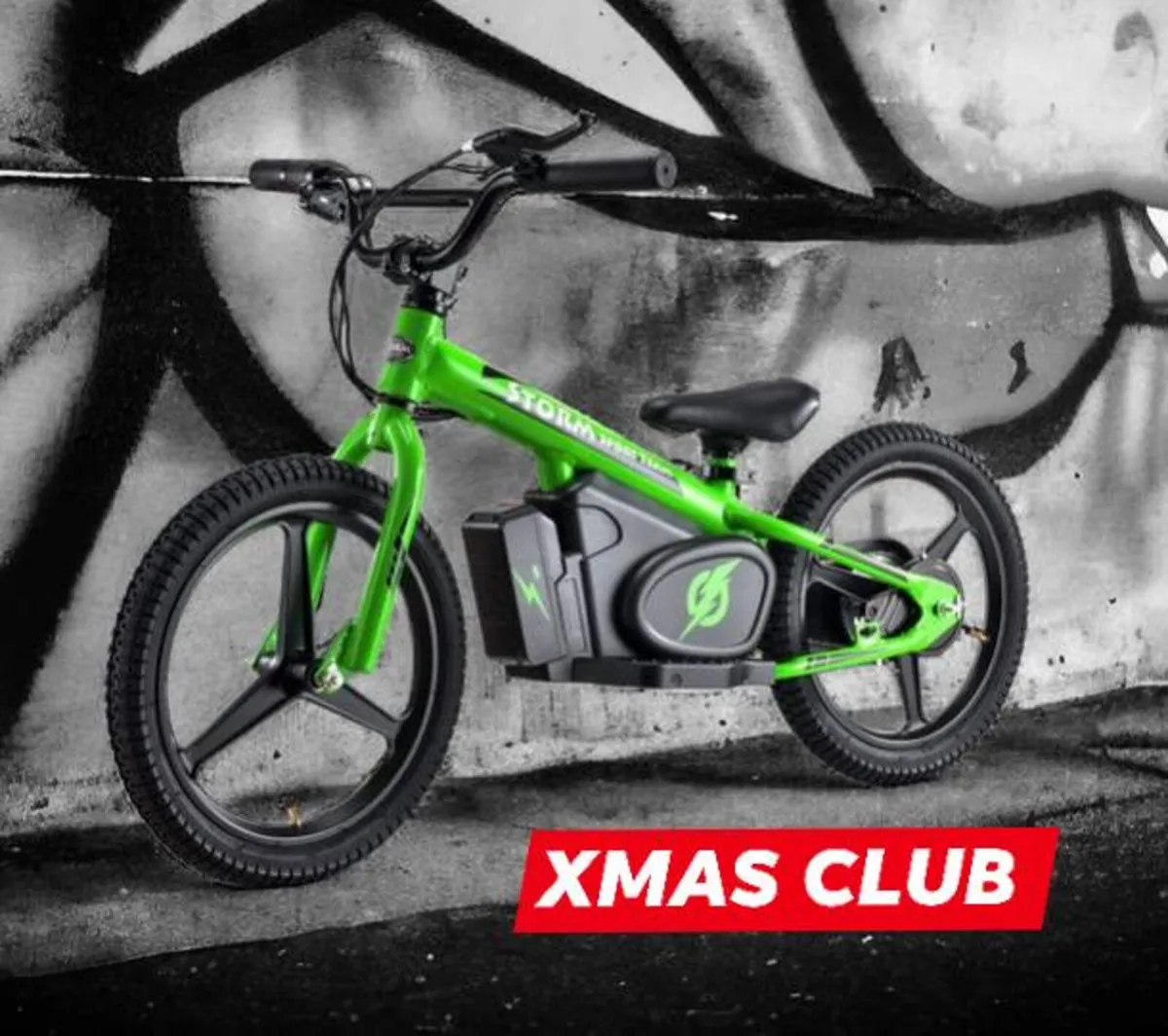 STORM Kids 16 inch Balance Bike Electric DELIVERY - Image 1
