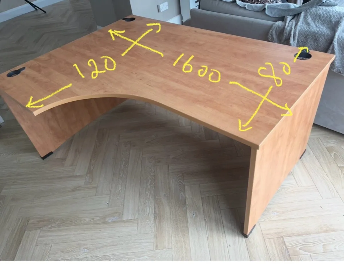 2 X Office Desks/Chairs - Image 1