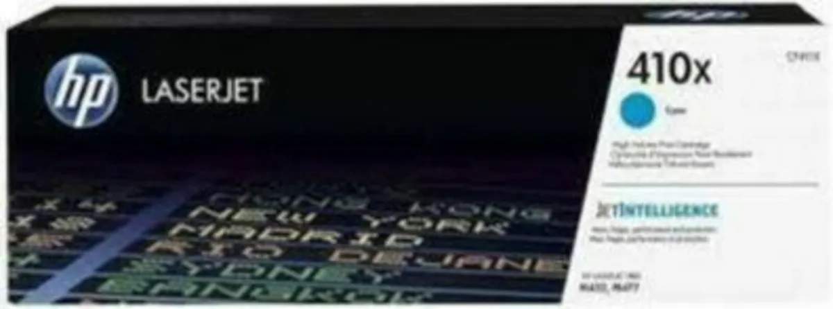 HP 410X Cyan High Yield Toner Cartridge CF411X