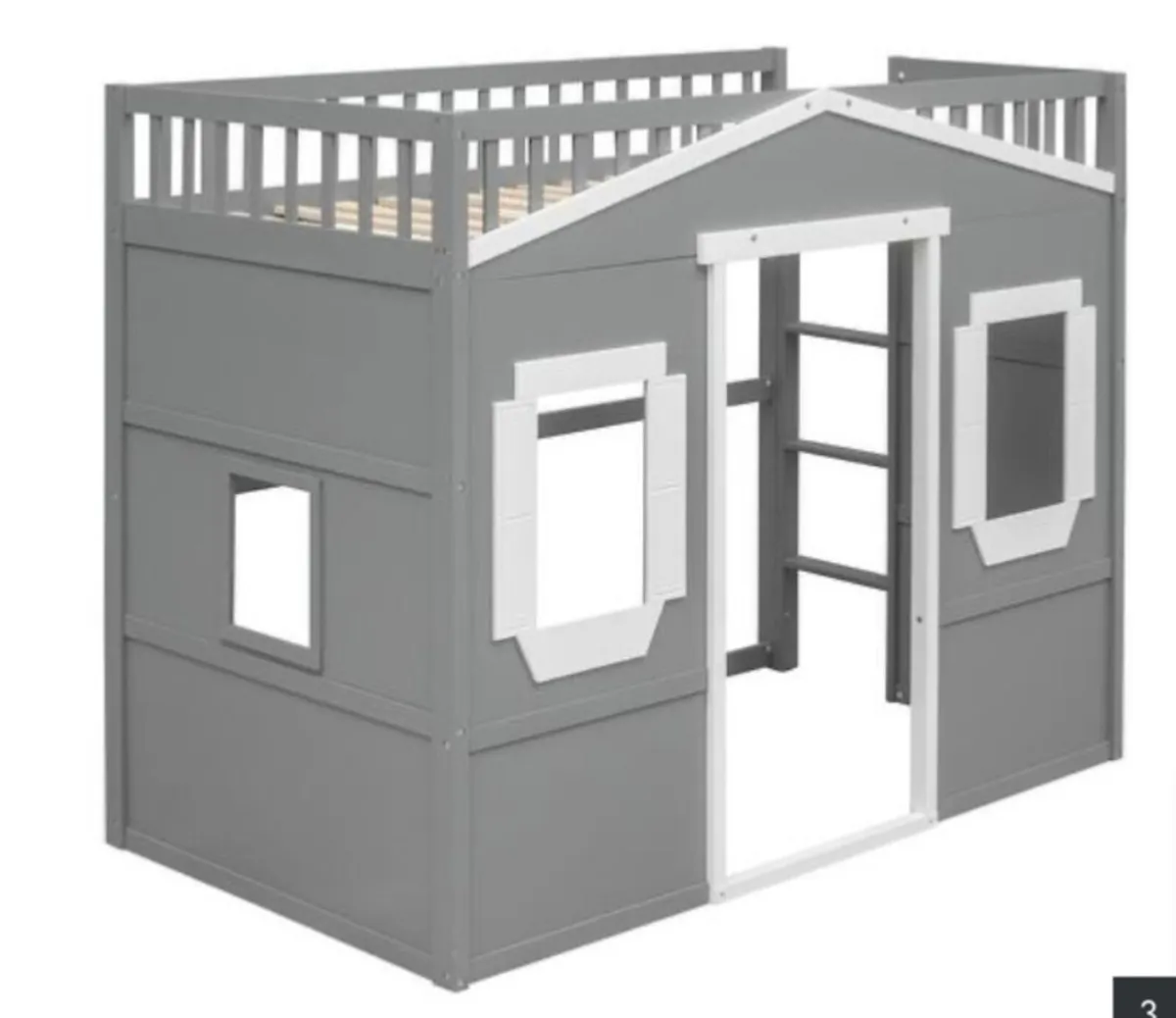Kids mid sleeper house bed - Image 3