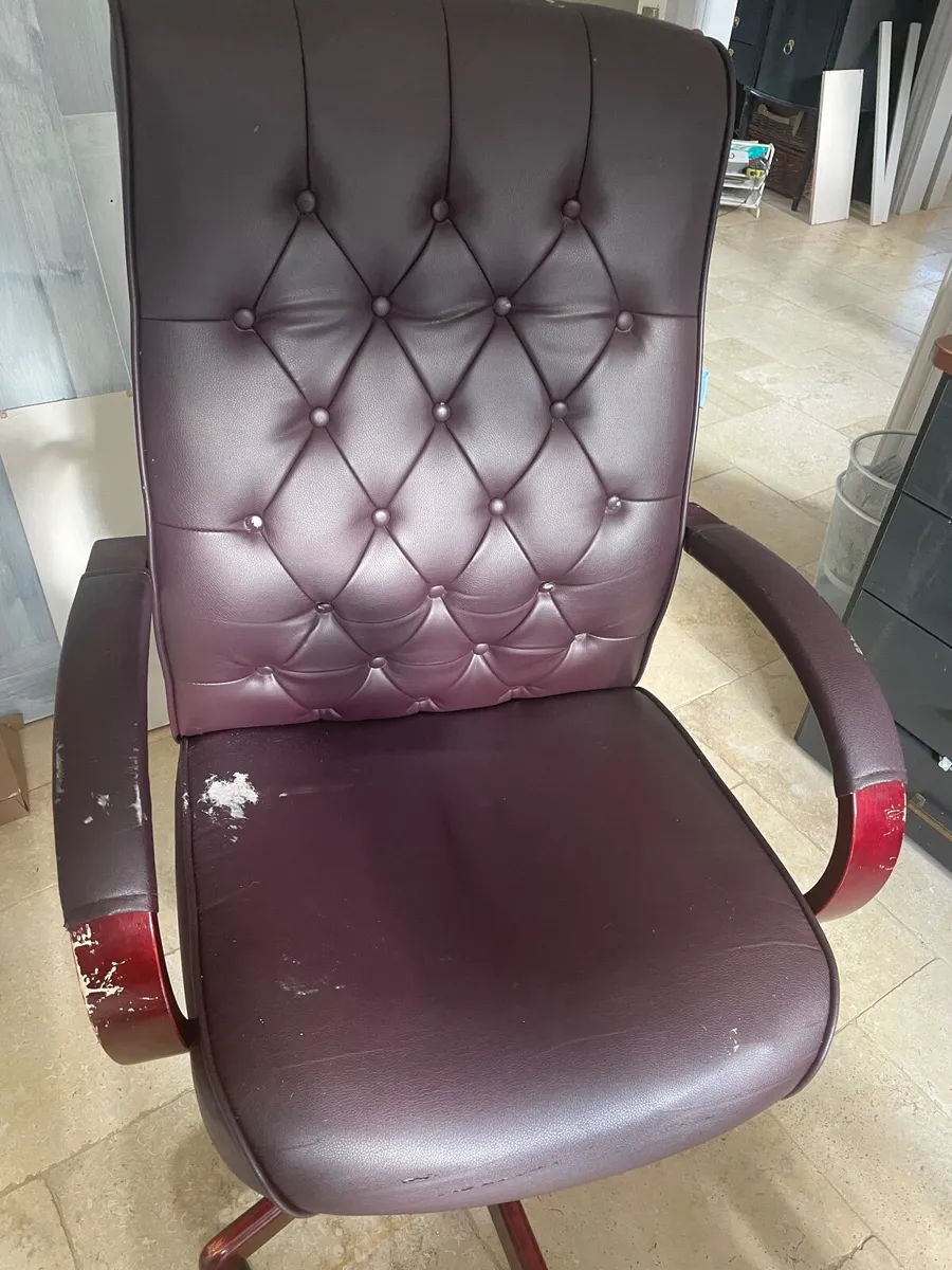 Leather Desk chairs - Image 3