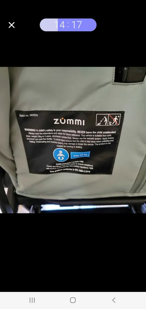 Zummi Eden compact stroller up to 4 years - Image 3