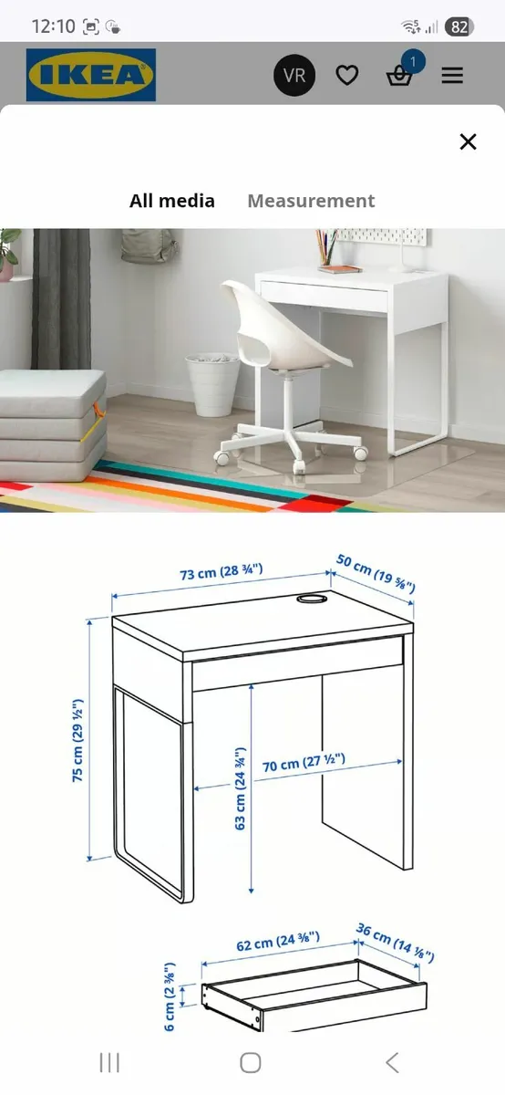 desk ikea micke - Image 3